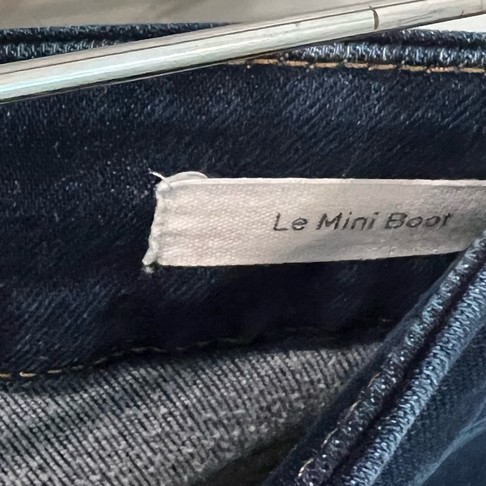 FRAME Women's Le Mini Boot Jeans in Glade - Picture 7 of 10
